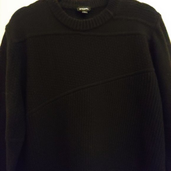 Diesel Black Crewneck Sweater - Picture 4 of 15